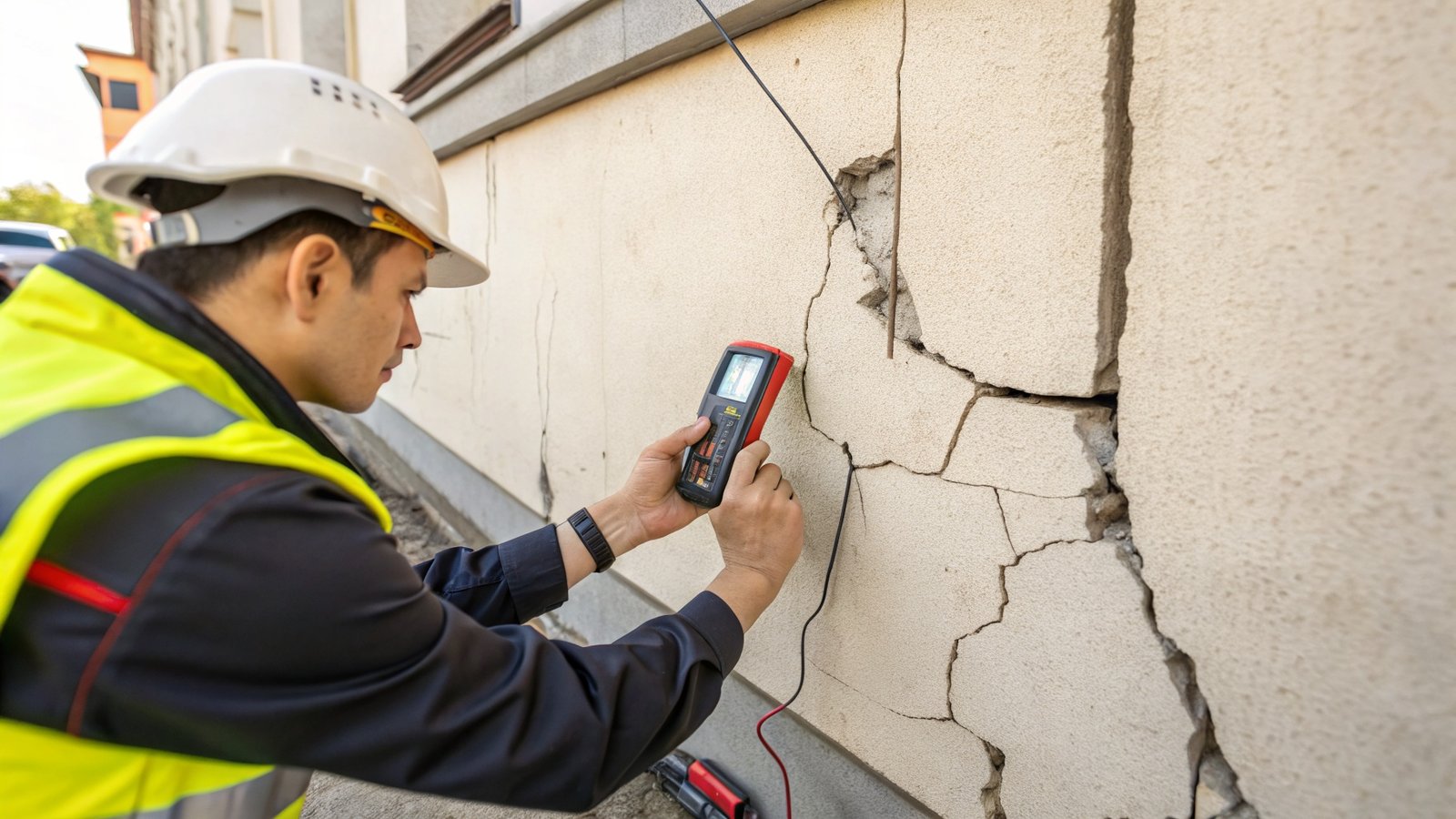 Structural defects in commercial buildings identified during professional survey